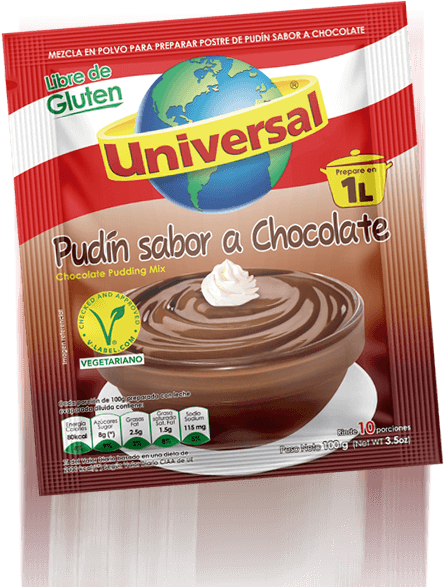 Pudding flotando